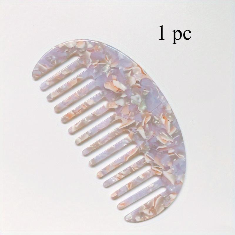 

Exquisite Marble Texture Hair Comb - Portable Mini Hair Styling Comb for Daily Travel and Outdoor- Acetic Acid Hairdressing Tool