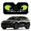 Cartoon EYE Toothless Stylish Trendy Windshield Sunshade, Car Windshield Cover, Car Sunshade Curtain, Car Sun Protection Cover