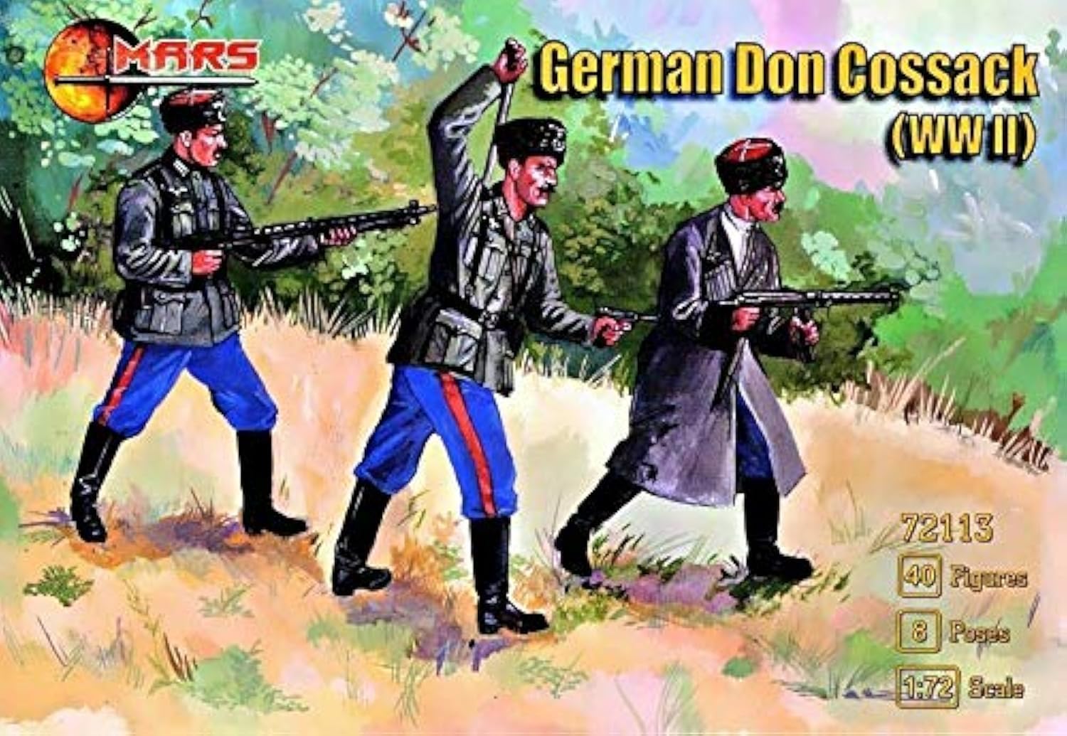 

MF Mars Figures 1/72 German Don Cossacks (WWII) Plastic Model Kit