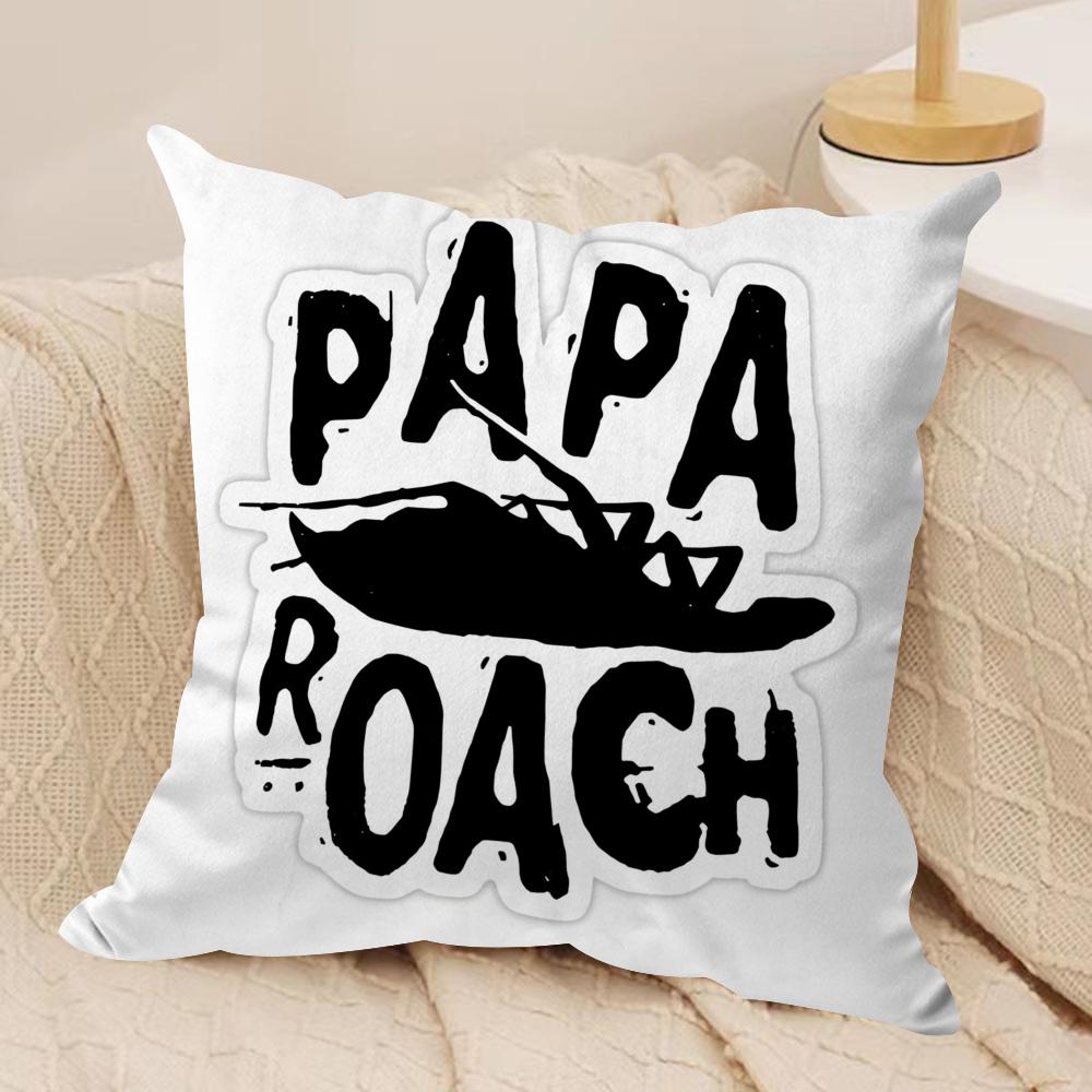 Classic PPapaS RRoach Cushion Cover Soft Plush Fabric DoubleSided Printed Sofa Cushion Cover for All Seasons Home Decor Gift