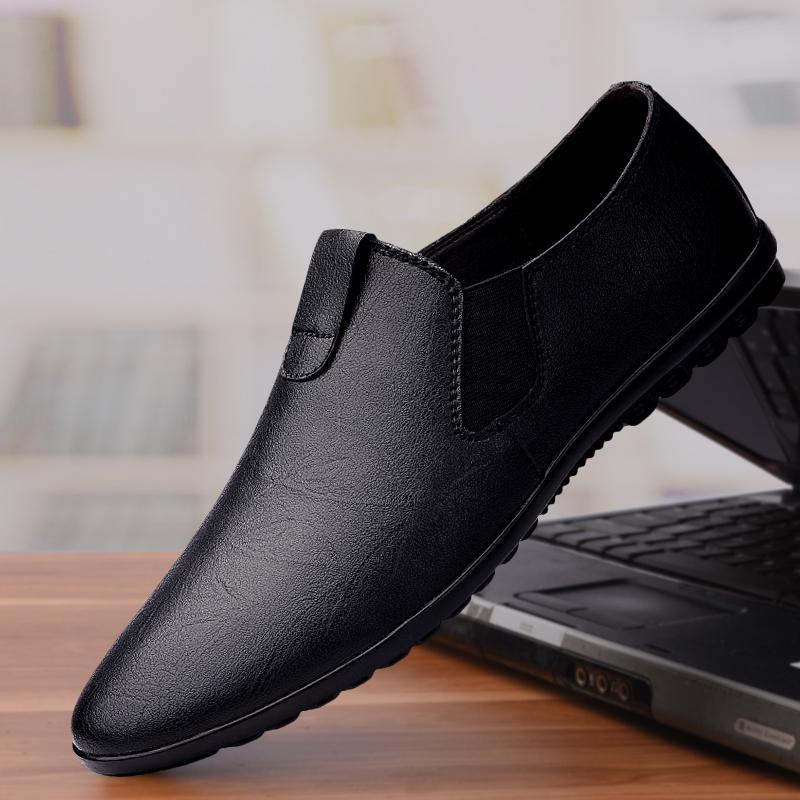 Loafers Genuine Leather Men's Shoes Luxury Brand Soft Driving Shoes Moccasins Slip On Casual Formal Shoes Walking Men Sneakers