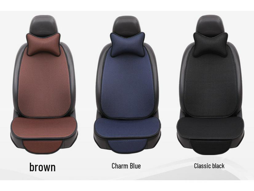 Ventiliertes 5-Sitzer Auto-Kissen-Set aus Eisseide