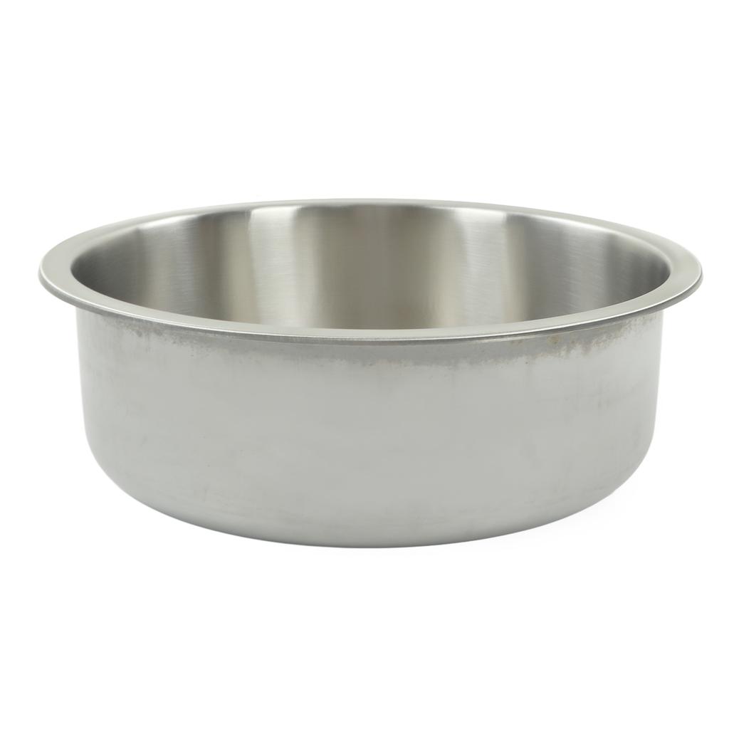 RV Round Sink Wash Basin 304 Stainless Steel 400x400x160mm Rust Resistant Large Capacity for Yacht M