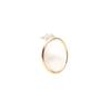 Bien Vetu Carving Pearl Ring Ring Gold-Filled Earrings