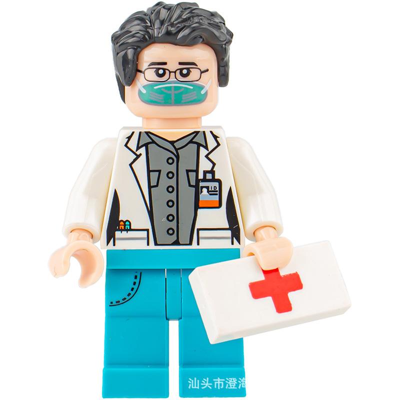 Ninja Warrior Superhero Military Doll Building Block Toy