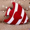 1Pc Striped Fish Shaped Cushion Mediterranean Style Cotton Linen Pillow Home Sofa Car Children Bedroom Decoration