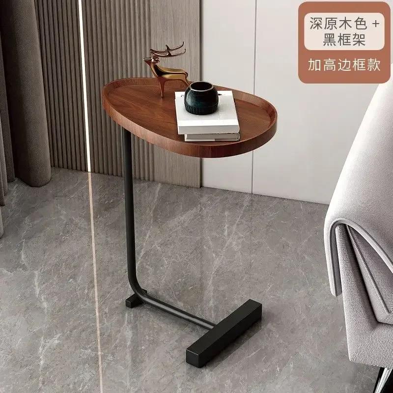 Nordic Side Table Modern Living Room Home Sofa Side Table Hotel Homestay Bedside Side Table Iron Assemble Furniture For Office