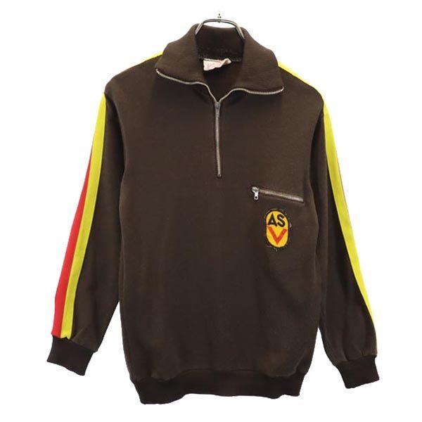 

EAST GERMANY ARMY Vintage Training Long sleeve Half zip trainer sweat Men s Used