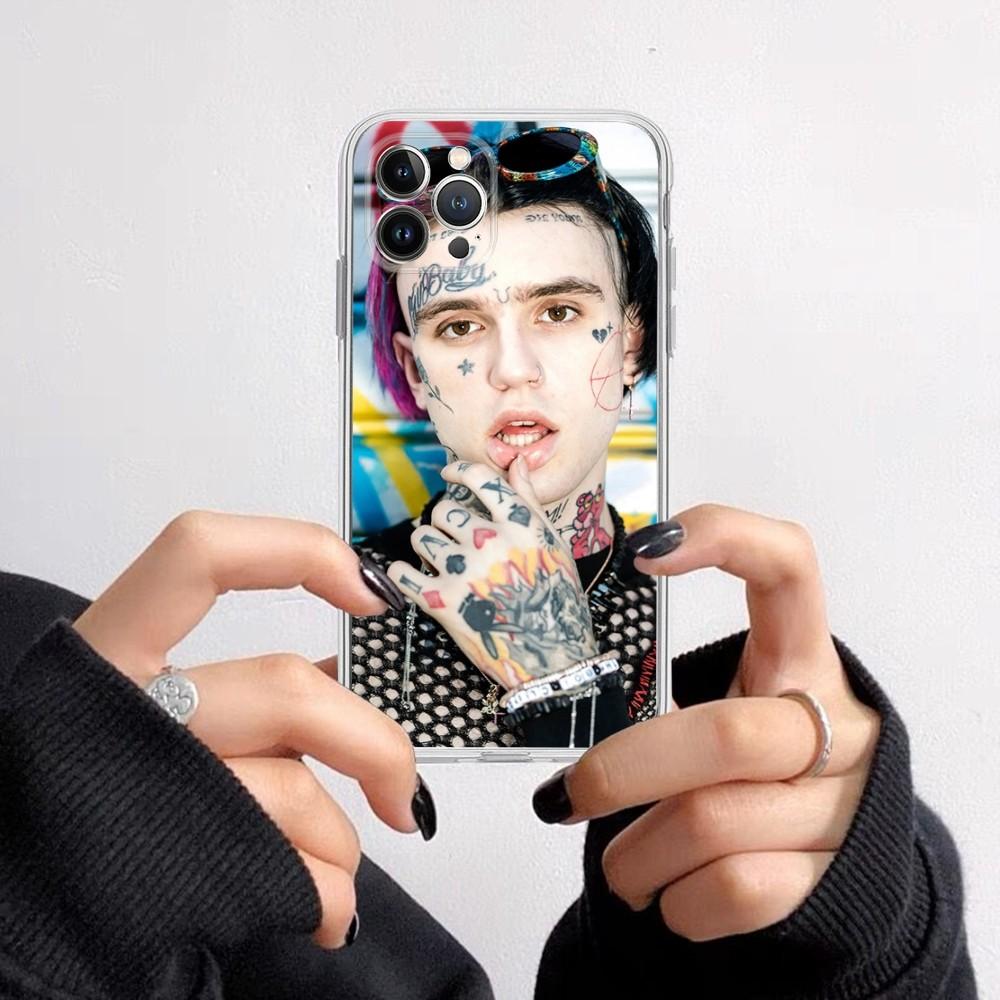 Lil Peep Phone Case for iPhone 16 15 8 7 6 6S Plus X SE XR XS 14 11 12 13 Mini Pro Max Mobile Case