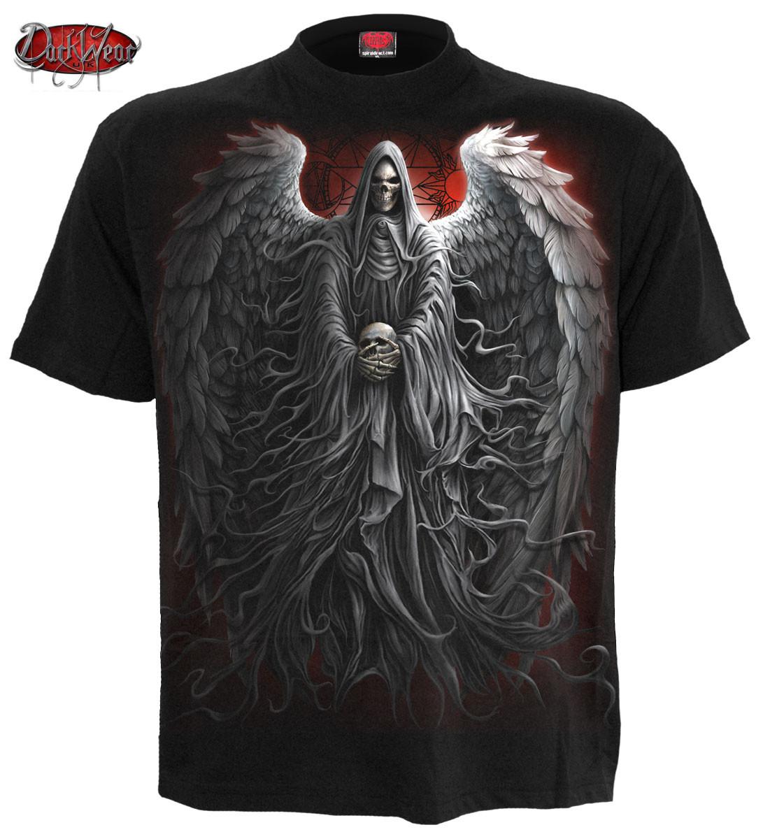 Spiral Direct Death Rob T-shirt Wings Skull Gothic Skirt Reaper Reaper XXL