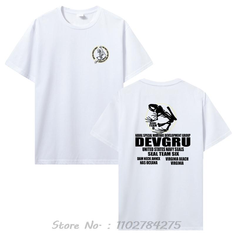 Herrkläder Naval Seal Original The Frogman Översized T-shirt Seals Operator Bomulls-T-shirt Sommar-T-shirts Rundhalsad Tränings-T-shirt