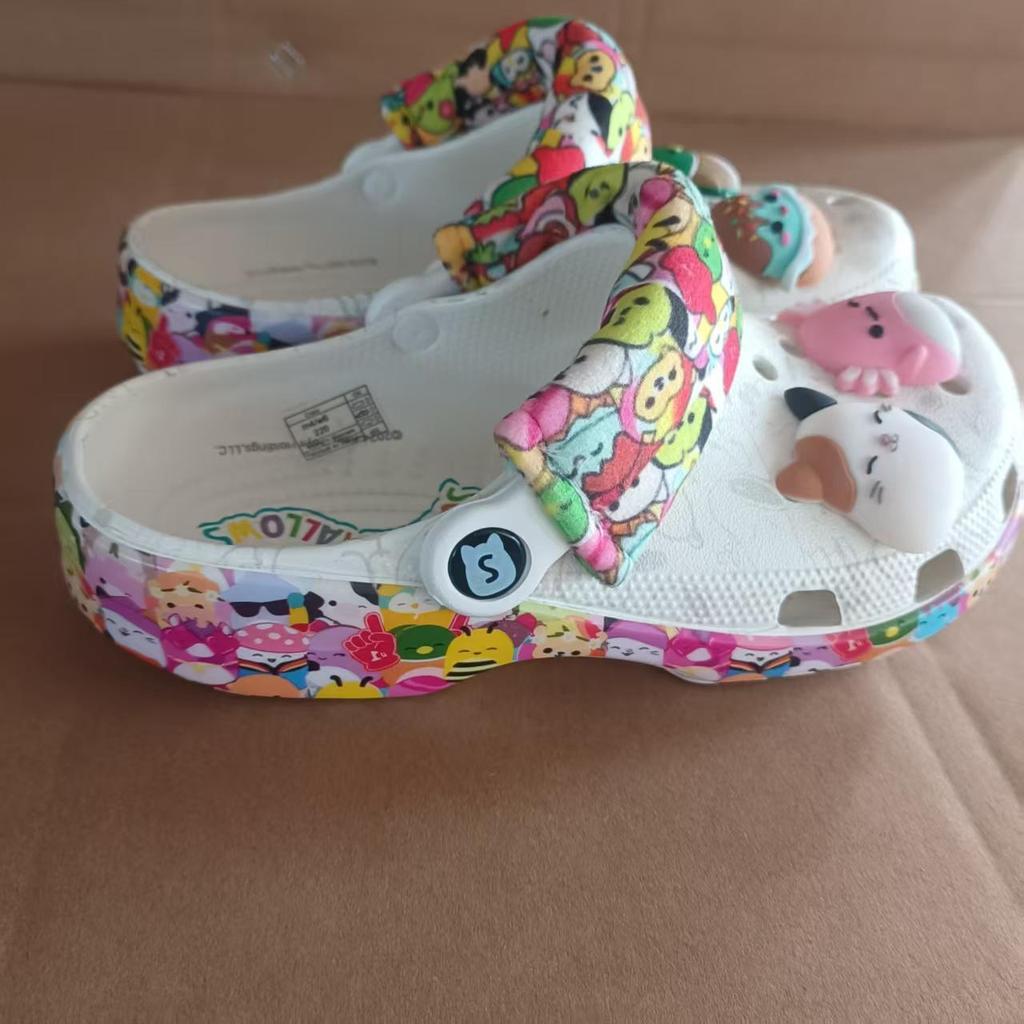 Croo My Neighbor Totoro Co-Branded Clogs: Fun Cartoon Children's and Adult Beach & Home Shoes in Parent-Child Styles