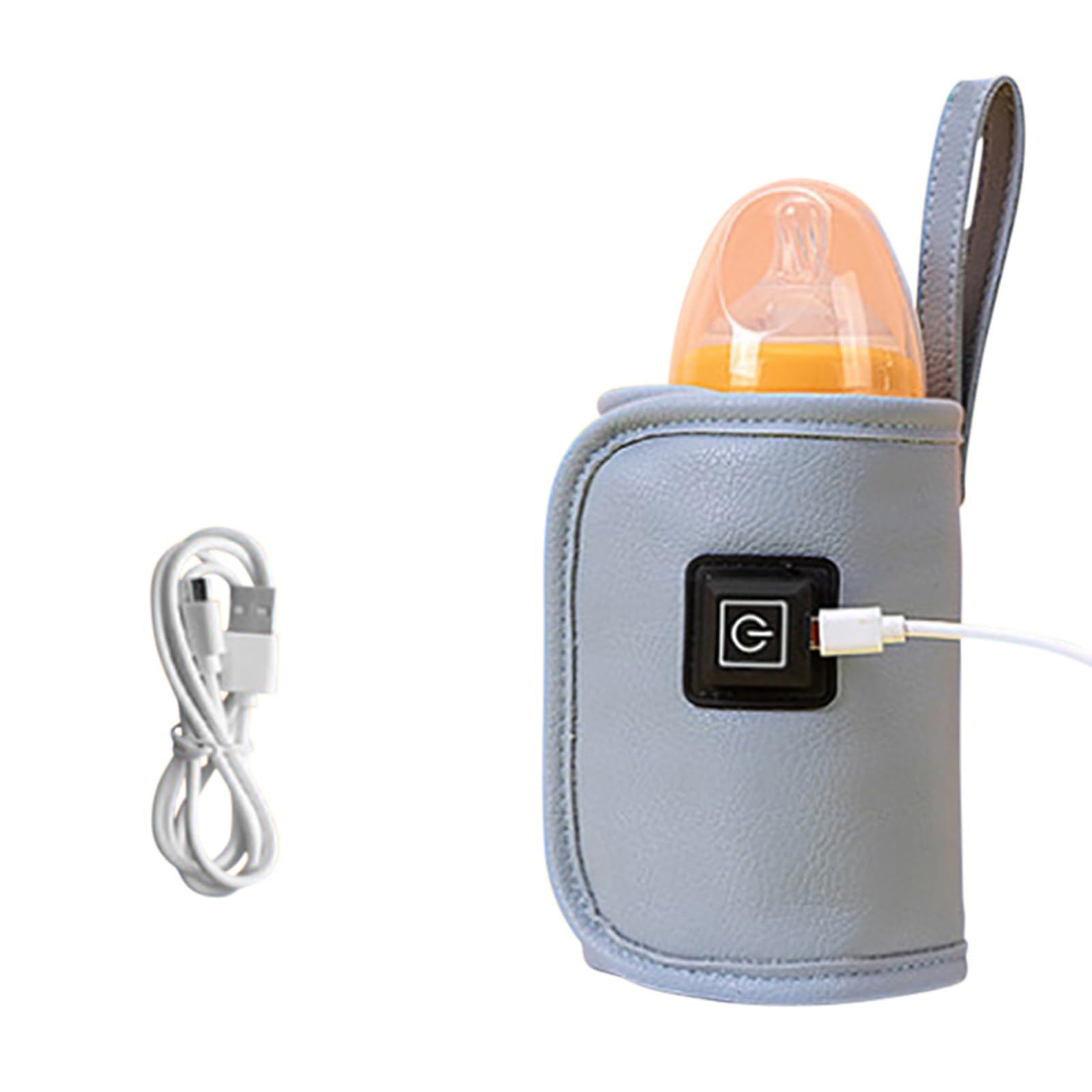 

CAWKAY Baby Bottle Warmer, Milk Warmer, Bottle Warmer, Baby Bottle Pouch Holder, Keeps Milk Warm, Temperature Control, USB Powered, Portable, Perfect