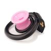 Negative Chastity Cage for Sissy Sex Toys with 4 Size Cock Rings Pink/Black/White Bdsm Penis Lock Adult Toys for Men