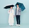 Waterfront Folding Sun Rain White LESS IS MORE Quick UV Shape Memory Water Repellent Grade UV Light Heat Umbrella, Umbrella, Umbrella, Cloud, 55cm,
