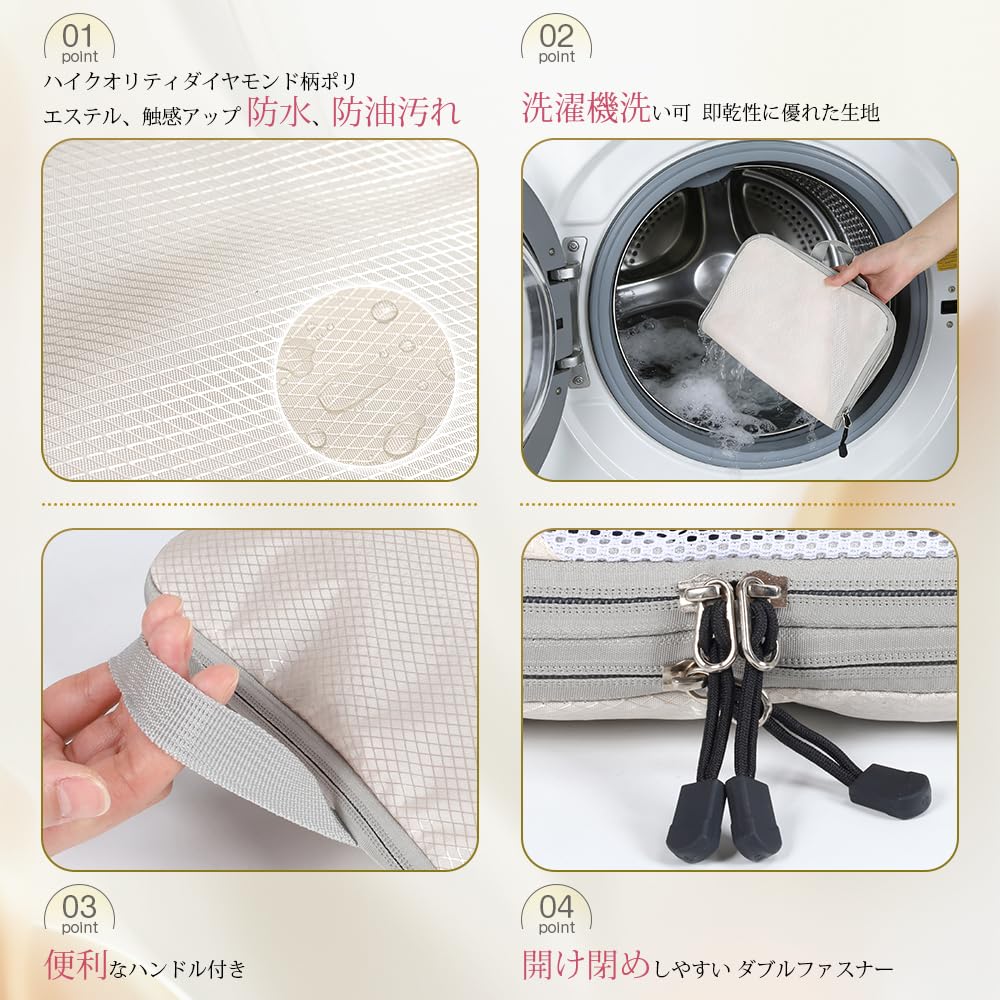 KYOSAMA Travel Pouch, Compression Bag Set, Space-Saving 50% Compression Pouch, Packing Pouch, Travel Convenience Goods, Clothing Sorting, Underwear St