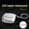 Portable 1m/3FT Tape Measure With Keychain Measuring Tool Steel Tape Wear-Resistant Drop-Resistant Carpentry Ruler