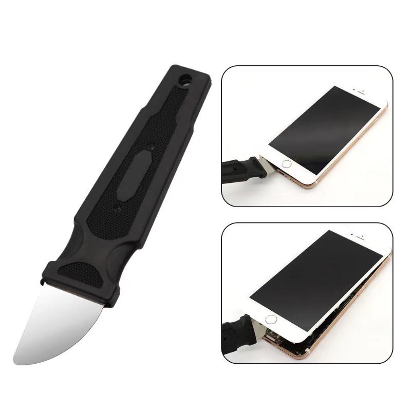 Stainless Steel Pry Spudger Blade Metal Opening Crowbar for Phone Laptop LCD Screen Frame Disassembly Ultra Thin Pry Knife