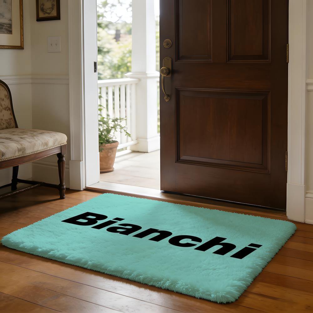 

Floor Mat Soft Flannel Rug Non Slip Absorbent Mat for Bathroom Bedroom Home Decor Case Banksy 50x80cm