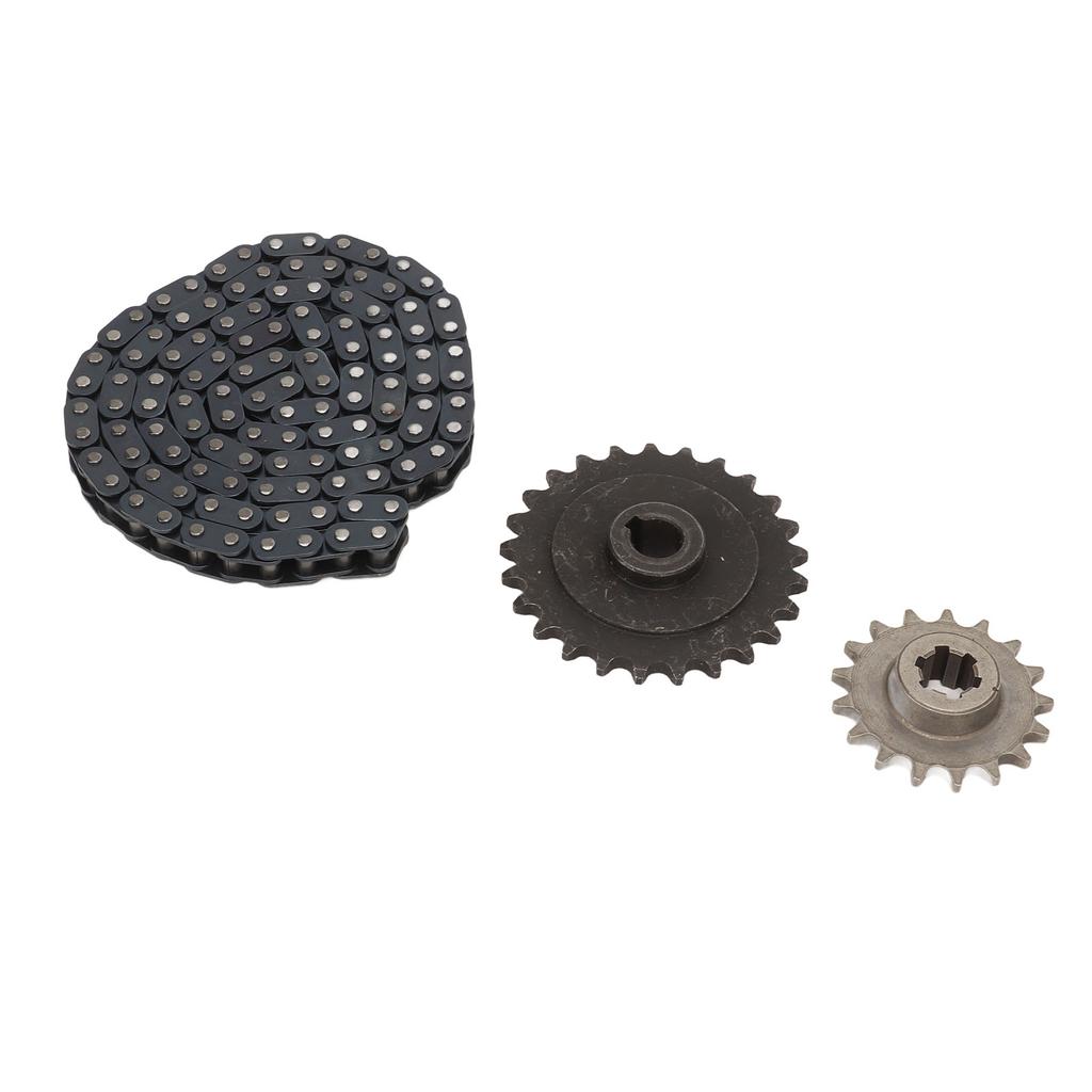 T8F 17T Front Sprocket with T8F Rear Sprocket T8F 116 Link Chain for Ty Rod 33cc 43cc 49cc Go Kart