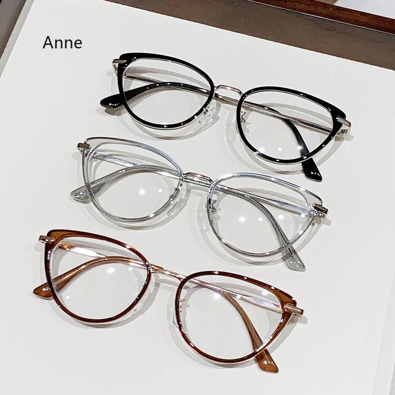 Photochromic Myopia Glasses for Women Ladies Nearsighted Eyewear Minus Blue Light Blocking Computer Eyeglasses 0 To -4.0