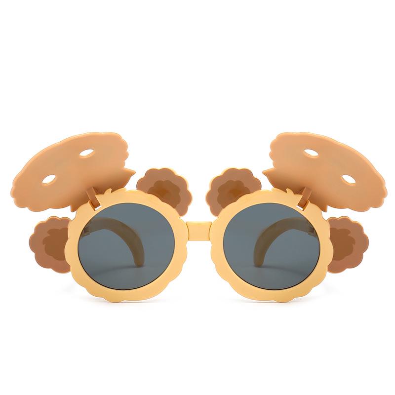 Children's Polarized Flip-Up Monkey Sunglasses with UV Protection