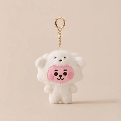 Bt21 Anime Kūdikių Gyvūnų Serijos Pliušinis Žaislas Rj Cooky Pliušinis Raktų Pakabukas Mielas Animacinis Shooky Koya Krepšio Pakabukas Dekoracija Dovana