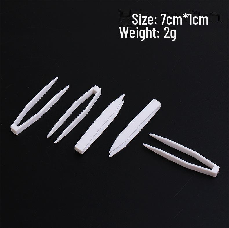 

Прозрачный пинцет из АБС-пластика для ресниц и дизайна ногтей - нескользящий, тонкий дизайн
