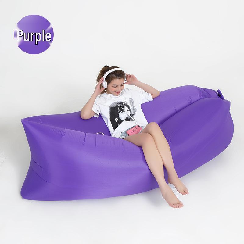 TikTok-Inspired Inflatable Lazy Sofa Bed: Portable, Foldable Outdoor Air Sofa & Sleeping Bag