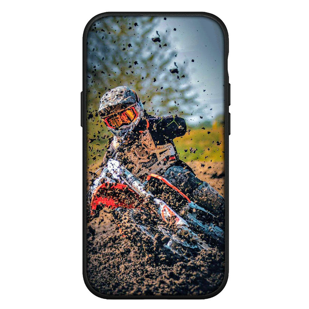 For Samsung Galaxy S25 S24 iPhone 17 16 15 Xiaomi Redmi Note 14 13 12 11 Plus Pro Max XR A37 A57 Case Motorcycle Mobile Poster Moto Cross OPPO Huawei