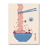 Japanese Ramen Pasta Oranges Lemon Wine Cheers Poster  Canvas Painting Print Wall Art Picture for Living Room Kitchen Home Decor