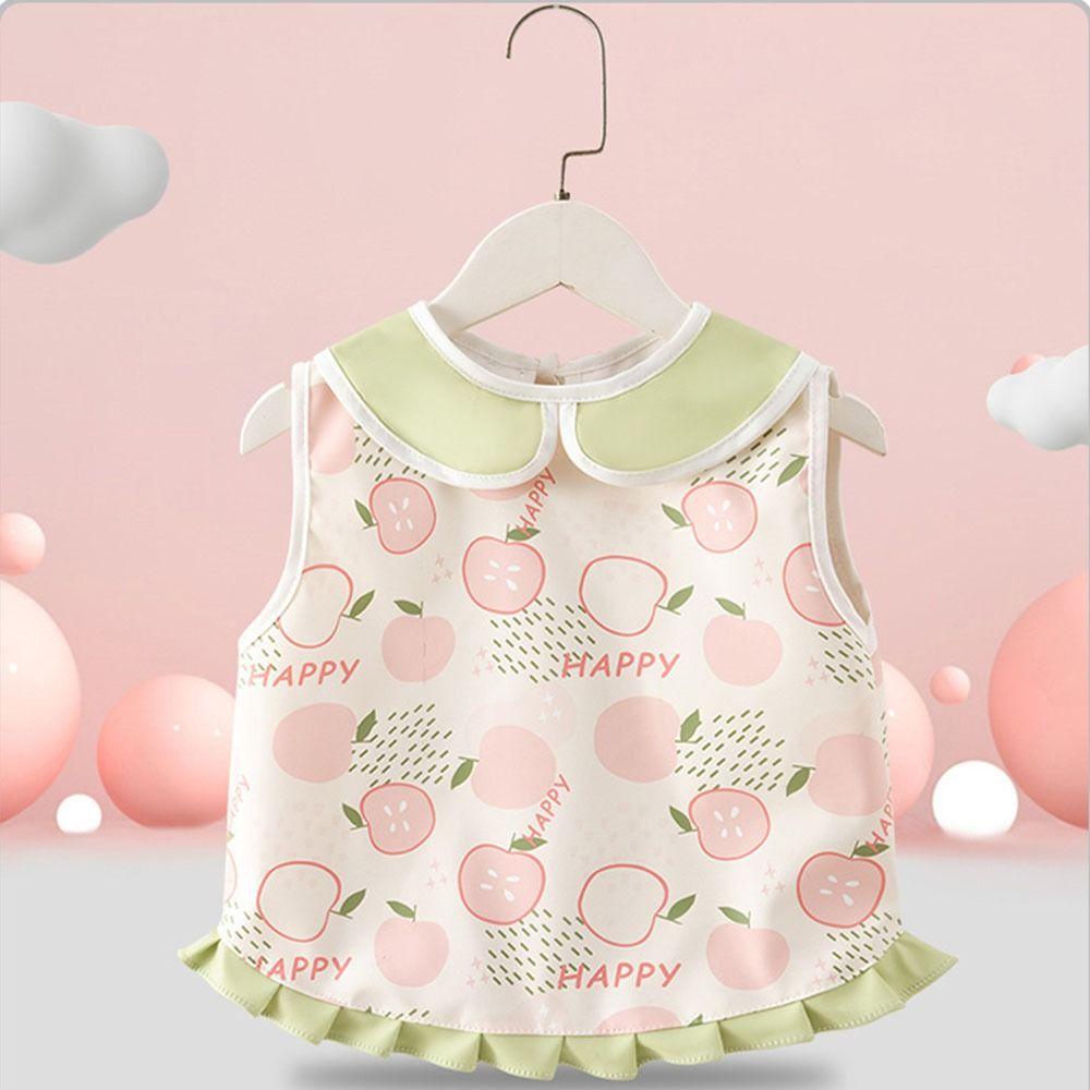 Waterproof Children's Sleeveless Apron Soft Baby Eating Bib Baby's Meal Bib Newborn Use