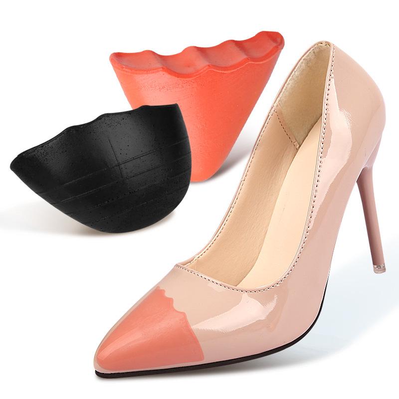 Thickened Soft PU Toe Inserts for Men & Women: Anti-Wear, Sports, High Heels, Leather Shoes, Half Insoles.