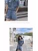 Women's Summer 2026 Age-Defying Denim Two-Piece: Stylish Short Jacket & Shorts Set