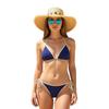 Sexy Multi-color Cross-strap Three-point Split Bikini Beach Swimsuit