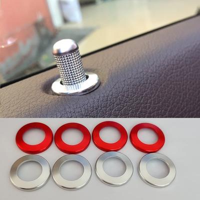 Angelguoguo Car Modified for Mercedes Benz GLE GLS Class Door Bolt Lock  Pin Cover Auto Door Bolt