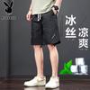 Herren-Eisseide-Freizeitshorts