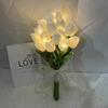 10pcs Artificial Flower Realistic Tulip Hot Sales Home Christmas Decoration Wedding Garden Garland Bride Mother'S Day Bouquet Diy Gift