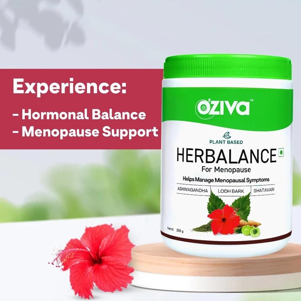 OZiva HerBalance Menopause Relief Drink 250g