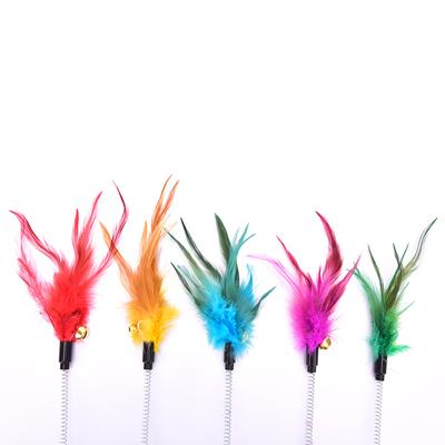 Παιχνίδια Γάτας με Φτερά Φτερό Αστείο Σχήμα Γάτας Ψεύτικα Προϊόντα Βεντούζα Πάτου Ελαστικό