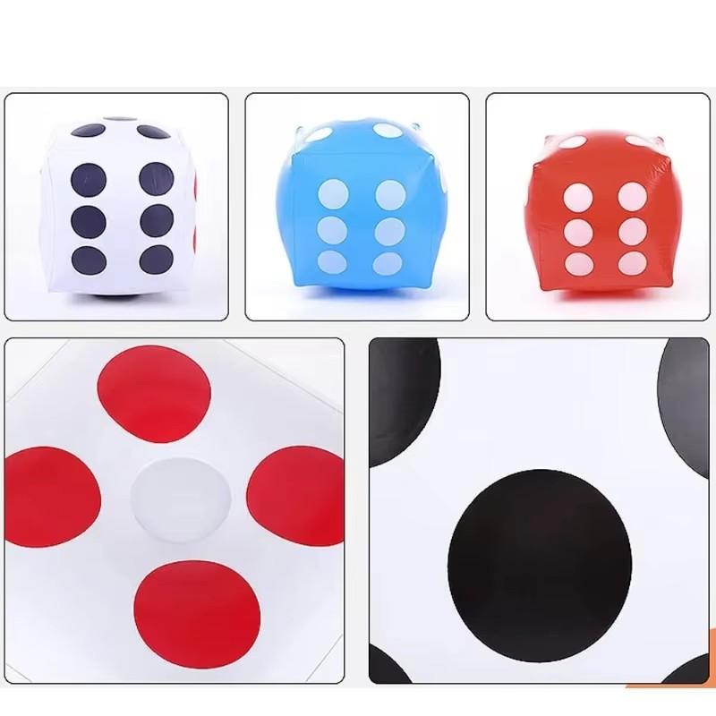 Interesting Inflatable Balloon Dice Blow-Up Cube Big Dice Toy Party Activities Supplies Indoor And Outdoor Sports And Game Toys