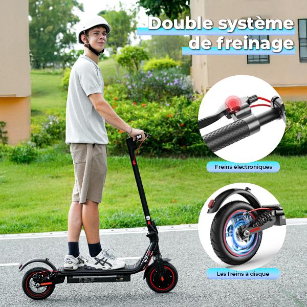 Electric Scooter Foldable iScooter W7 350W Motor Electric City Scooter Top Speed 35Km/h 36V 7.8AH Range 30Km Load 120Kg