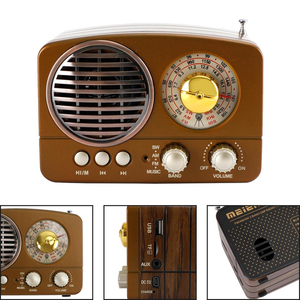 Dekoratives Radio im Retro-Stil Multifunktions-Musikplayer Bluetooth-Lautsprecher Radio