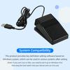 USB Single Foot Switch Multifunctional Customized Foot Pedal Mechanical Switch for Image Acquisition Music Game Control