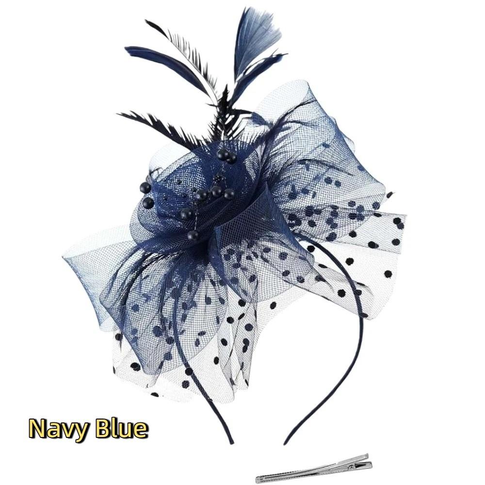 Flower Mesh Party Mesh Hair Band Bride Headdress Bride Headdress  Cocktail Party