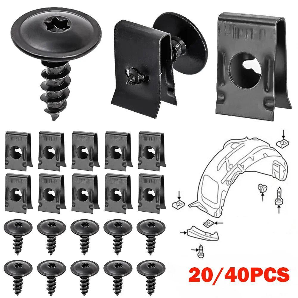 U-shaped Spacers Screw Tapping Fastener Metal Self-Tapping Screws Kit New Screw Buckle
