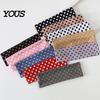 Sweat Absorbing Yoga Headband Retro Polka Dot Headbands for Women, Elastic Soft Hair Bands, Breathable Fitness Cute Stretchy Warp Accessories Workout