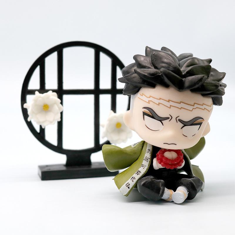 Anime Modelky Tanjirou Nezuko Zenitsu Kyoujurou Kanroji Panenky Akční figurky Hračky pro děti Dárek k narozeninám