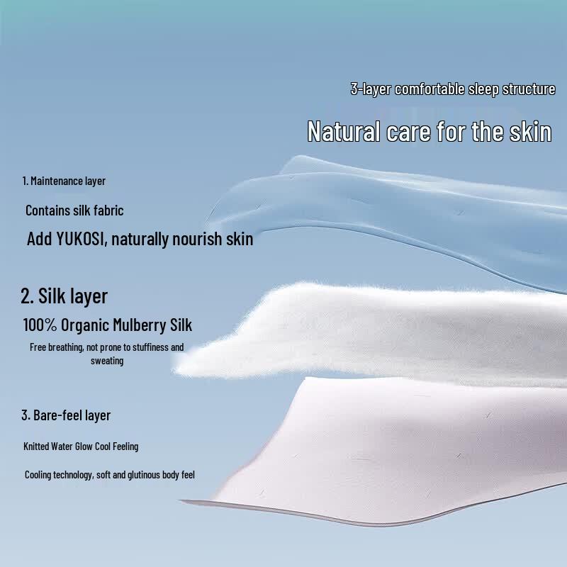 Mercury Home Textiles Silk Summer Cooling Quilt