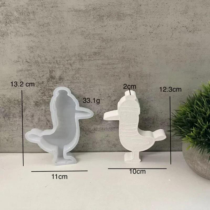 Creative Design Bird Ornaments Mold Handmade DIY Silicone Molds Plaster Decorative Molds Suitable Household Candle Molds